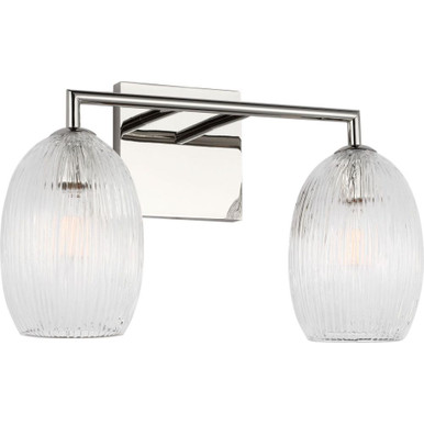 Serafina 2 Light Bath Vanity 9.63 X 16 Inch Wide by Visual Comfort Studio - HV1002