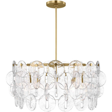 Candace 5 Light Chandelier 11.75 X 27 Inch Wide by Visual Comfort Studio - KSC1165BBS