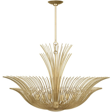 Dorelle 6 Light Chandelier 24.325 X 36 Inch Wide by Visual Comfort Studio - LXC1206GD