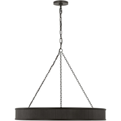 Ritz 10 Light Chandelier 4.5 Inch and 36 Inch Wide by Visual Comfort Studio - PCC10110