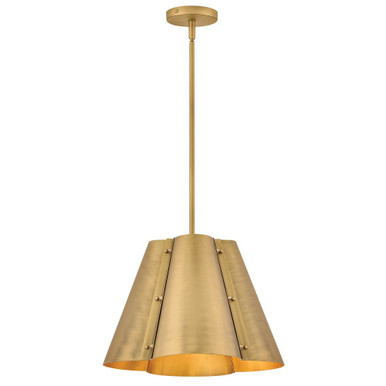 Bowman 12W 1 LED Pendant 11.5 Inch Tall and 16 Inch Wide by Hinkley - 48547HB_p