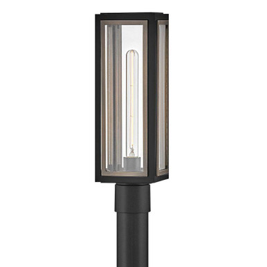 Shaw 6W 1 LED Outdoor Post Lantern 18 Inch Tall and 6 Inch Wide by Hinkley - 12981BK