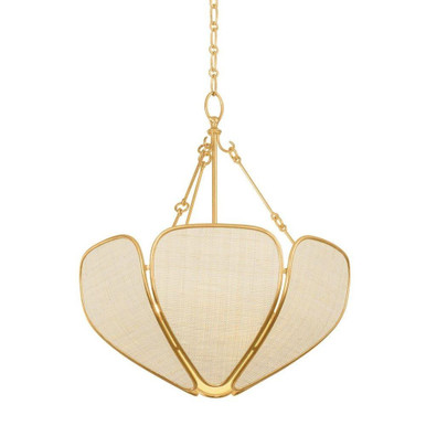 Bayville 3 Light Pendant 23.5 Inch Tall and 20 Inch Wide by Hudson Valley - 3920-VGL