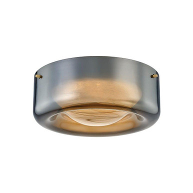 Eldred 21W 1 LED Flush Mount 5.75 Inch Tall X 15 Inch Wide by Hudson Valley - 6071-AGB