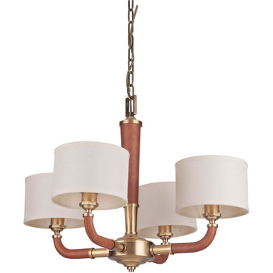 Huxley 4 Light Chandelier 20.75 Inch Tall and 28 Inch Wide by Craftmade - 48124-VB