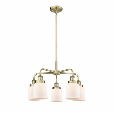 Bell 5 Light Medium Chandelier by Innovations 916-5CR-G5
