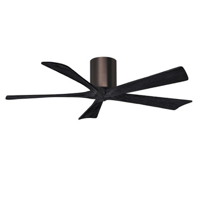 Irene 5HLK Flush Mount 5 Blade Ceiling Fan 52 Inches Wide by Matthews Fans - IR5H-52