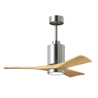 Patricia 3 3 Blade Ceiling Fan with Light Kit 42 Inch Wide by Matthews Fans - PA3-42