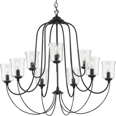 Bowman 9 Light Oversized Chandelier by Progress - P400196