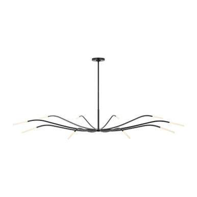 Lajos 28W 10 LED Chandelier 67.3 Inch Wide by Visual Comfort Modern - SLCH81627