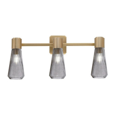 Everleigh 3 Light Bath Bar 11.25 Inch Tall and 25 Inch Length by Toltec - 4823-NAB-882