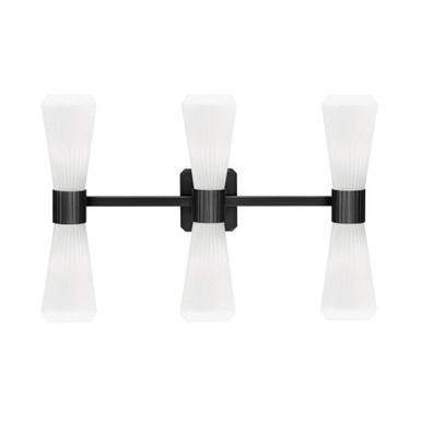 Everleigh 6 Light Bath Bar 17.25 Inch Tall and 25 Inch Length by Toltec - 4826-MB-881