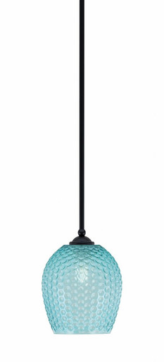 Zilo 1 Light Stem Hung Mini Pendant 6.5 Inch Tall and 6 Inch Wide by Toltec - 560-49-0
