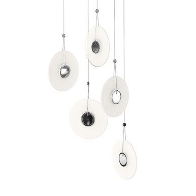 Meclisse 5 LED Pendant 9 Inch Tall and 21.5 Inch Wide by Sonneman - 3115