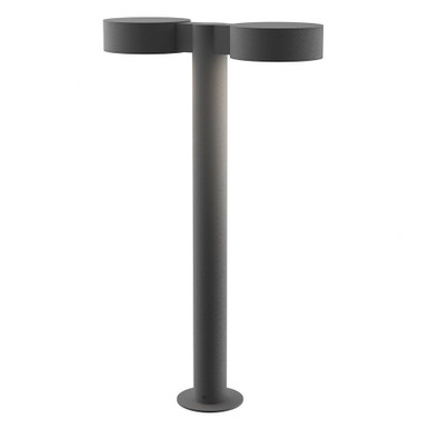 REALS 2 LED Plate Cap and Plate Lens Double Bollard 22 Inch by Sonneman - 7307PCPL