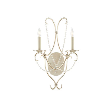 Crystal Lights 2 Light Wall Sconce by Currey Company - 598-2WS