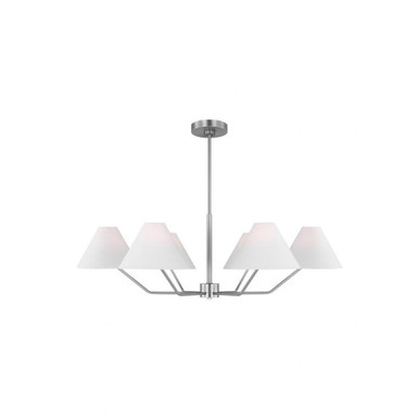 Burke 6 Light Oversized Chandelier by Visual Comfort Studio - DJC1016