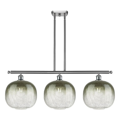 Brookhaven Sphere 3 Light Stem Hung Island 13X 37 Inch Wide by Innovations - 516-3I-G481-10