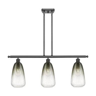 Brookhaven Almond 3 Light Stem Hung Island 14X 36 Inch Wide by Innovations - 516-3I-G480-6