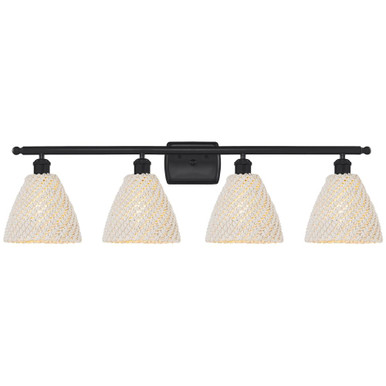 Bristol Natural 4 Light Bath Vanity 10.5 Inch X 37.5 Inch by Innovations - 516-4W-NBD-75