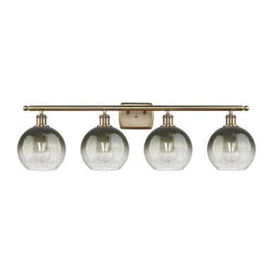Brookhaven Globe 4 Light Bath Vanity 11 Inch X 38 Inch by Innovations - 516-4W-G483-8