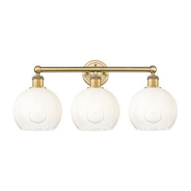 Brookhaven Globe 3 Light Bath Vanity 12 Inch X 26 Inch by Innovations - 616-3W-G483-8