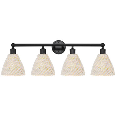 Bristol Natural 4 Light Bath Vanity 11.75 Inch X 34.5 Inch by Innovations - 616-4W-NBD-75