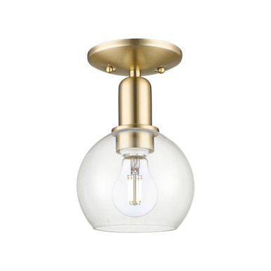 Athens 1 Light Semi Flush Mount 9.38 Inch and 5.88 Inch Wide by Innovations - 716-1C-G12-6