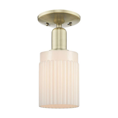 Hadley 1 Light Semi Flush Mount 10.5 Inch and 4.88 Inch Wide by Innovations - 716-1C-G34