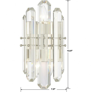 Bolton 3 Light Candle Style Wall Sconce by Crystorama - BOL-8882