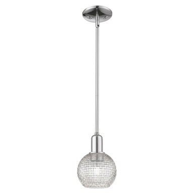Athens 1 Light Stem Hung Mini Pendant 8.75 Inch X 5.88 Inch by Innovations - 716-1S-G122C-6