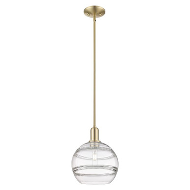 Rochester 1 Light Stem Hung Mini Pendant 12.25X 10 Inch Wide by Innovations - 716-1S-G556-10
