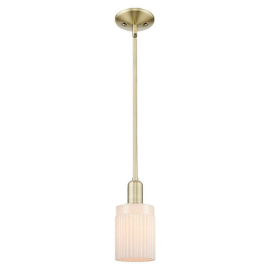 Hadley 1 Light Stem Hung Mini Pendant 9.63 Inch X 4.88 Inch by Innovations - 716-1S-G34