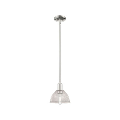 Arietta 1 Light Stem Hung Mini Pendant 8.63 Inch Tall by Innovations - 716-1S-G422