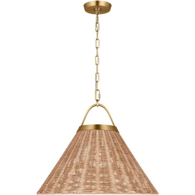 Whitby 1 Light Large Pendant by Visual Comfort Studio - CP1431BBS