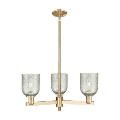 Caledonia 3 Light Mica Stem Hung Chandelier 11X 27 Inch Wide by Innovations - 716-3CR-G259