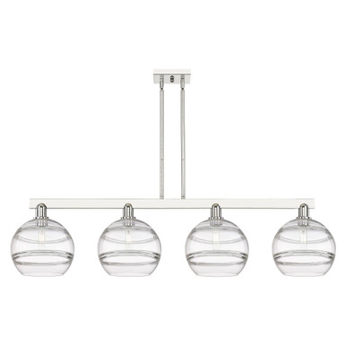 Rochester 4 Light Stem Hung Island 12.5 Inch X 52.75 Inch by Innovations - 716-4I-G556-10