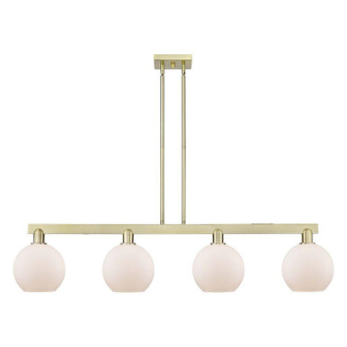 Athens 4 Light Stem Hung Island 10.88 Inch X 50.75 Inch by Innovations - 716-4I-G12-8