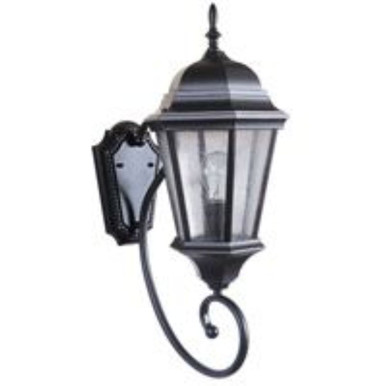Newberg 1 Light Outdoor Wall Lantern 23.25 InchX9.5 Inch Wide by Craftmade - Z2960-MN