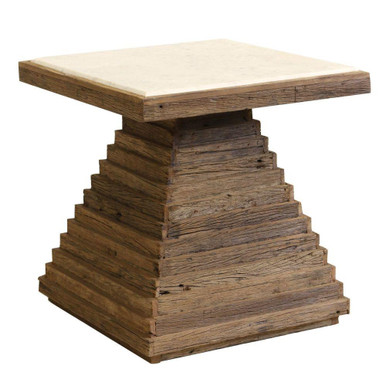 Mesa Side Table 24 Inch Tall and 24 Inch Wide by Stylecraft - ISF27259DS