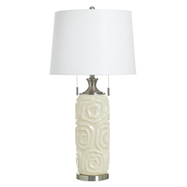 2 Light Table Lamp 33.5 Inch Tall and 17 Inch Wide by Stylecraft - KHL335382DS