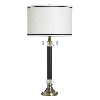 2 Light Table Lamp 34.25 Inch Tall and 17 Inch Wide by Stylecraft - KHL335410DS