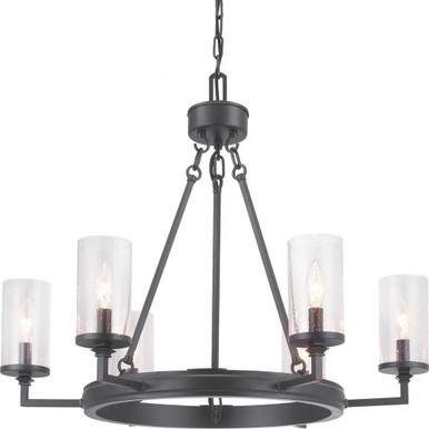 Gresham 6 Light Large Chandelier by Progress - P400164-143