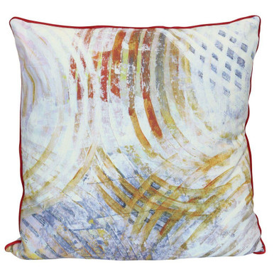 Wyatt Abstract Radiant Arc Pillow 24 Inch Tall X 24 Inch Wide by Stylecraft - NWS10403DS
