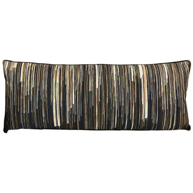 Wyatt Abstract Vertical Rhythm Lumbar Pillow 36 Inch Wide by Stylecraft - NWS10419DS