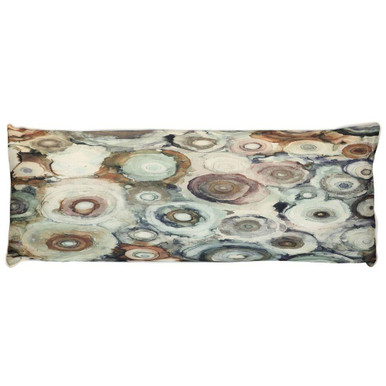 Wyatt Abstract Mineral Bloom Lumbar Pillow 36 Inch Wide by Stylecraft - NWS10426DS