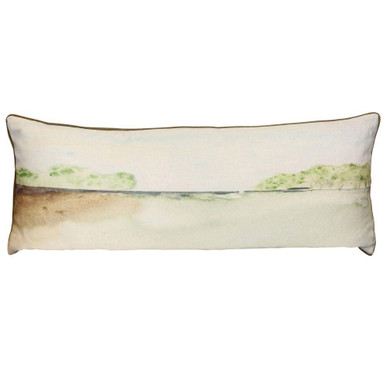 Verdant Field I Lumbar Pillow 14 Inch Tall and 36 Inch Wide by Stylecraft - TDS10351DS