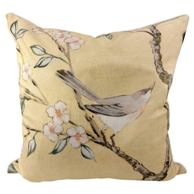 Golden Branch Perched Pillow 24 Inch Tall and 24 Inch Wide by Stylecraft - TDS10370DS