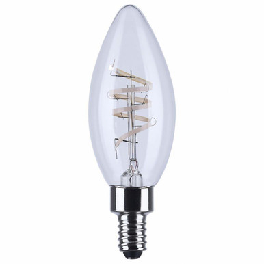 Reminiscent 4W B11 LED E12 Base Raplacement Bulb (Pack of 2) by Satco - S10523R1