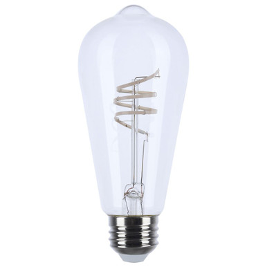 Reminiscent 6W ST19 LED E26 Base Raplacement Bulb 5.31 Inch Length by Satco - S11529